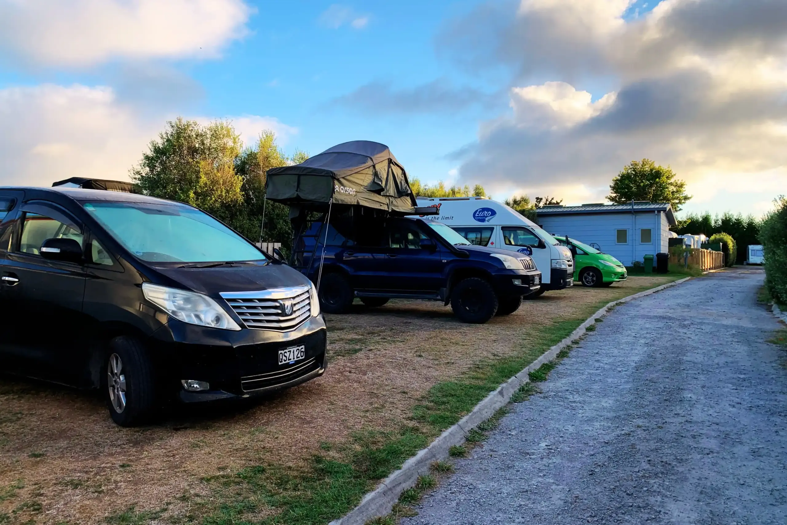 Great Lake Holiday Park Campground Non-Powered Campsite Small 1 Small non-powered campsite ideal for tents and small vans at Great Lake Holiday Park Taupo.