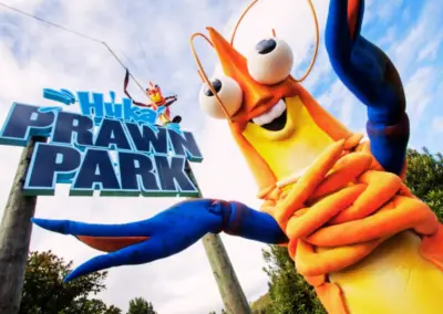 Taupo attractions including Lake Taupo and surrounding mountains near Great Lake Holiday Park.