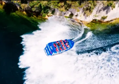 Taupo attractions including Lake Taupo and surrounding mountains near Great Lake Holiday Park.